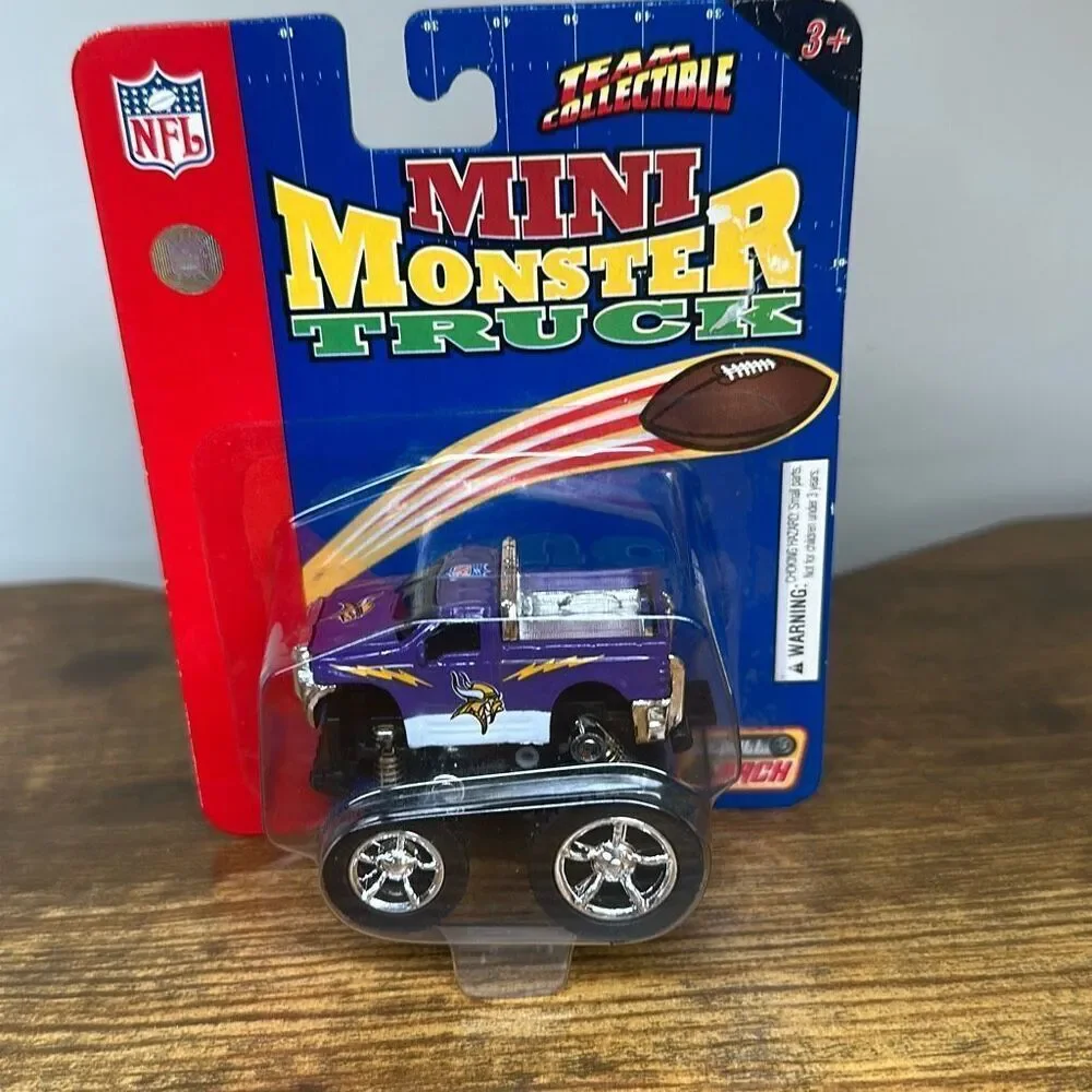 NFL Minnesota Vikings‎ Mini-Monster Truck, New 2005 Issue Team Collectible